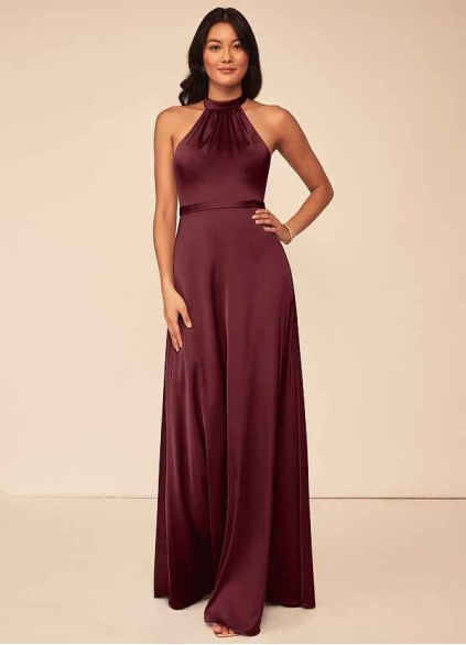 Pawzc Delmar Stretch Satin Dress