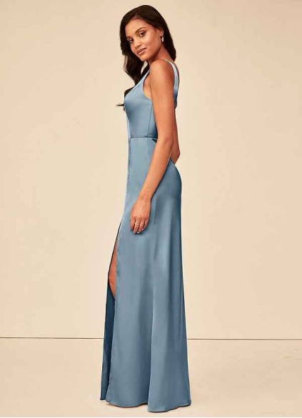 Pawzc Jess Stretch Satin Dress