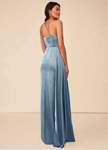Pawzc Maron Stretch Satin Dress Pawzc Maron Stretch Satin Dress