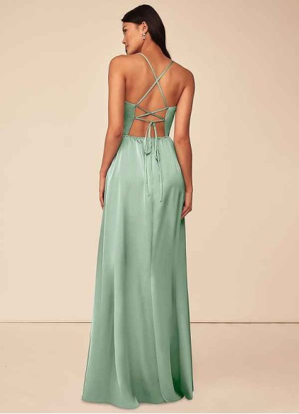 Pawzc Raya Stretch Satin Dress Pawzc Raya Stretch Satin Dress