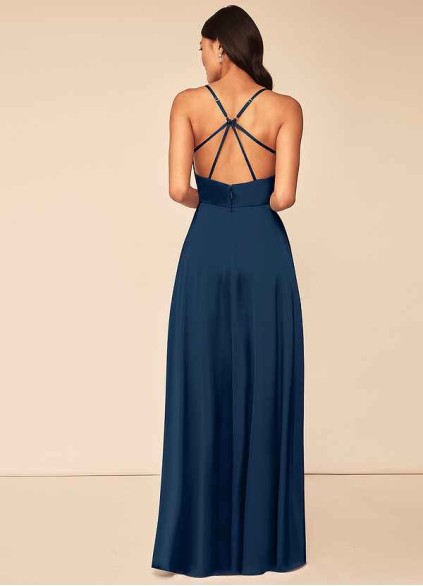 Pawzc Clove Stretch Satin Dress Pawzc Clove Stretch Satin Dress
