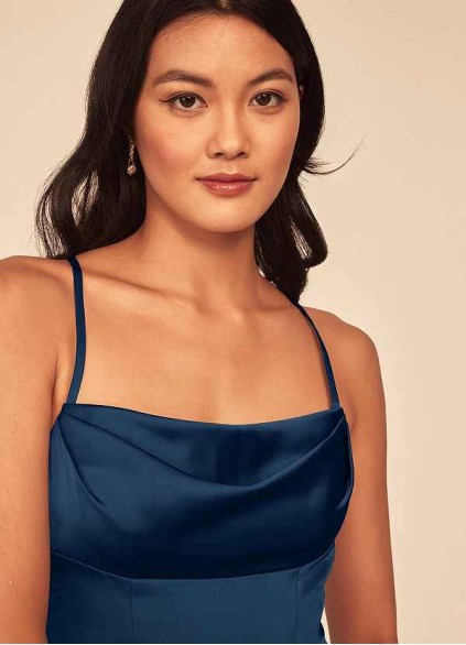 Pawzc Clove Stretch Satin Dress Pawzc Clove Stretch Satin Dress