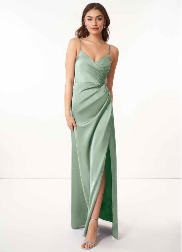 Pawzc Maci Stretch Satin Dress