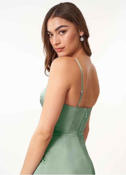 Pawzc Maci Stretch Satin Dress Pawzc Maci Stretch Satin Dress
