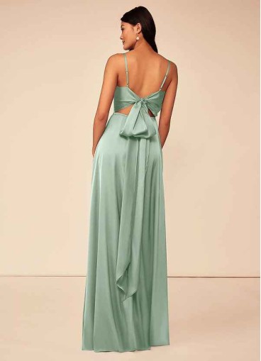 Pawzc Alexandria Stretch Satin Dress