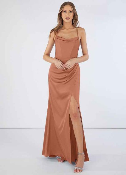 Pawzc Marzia Stretch Satin Dress Pawzc Marzia Stretch Satin Dress