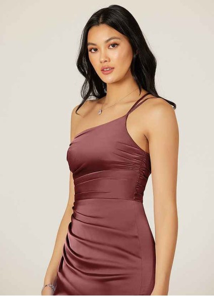 Pawzc Eren Stretch Satin Dress Pawzc Eren Stretch Satin Dress