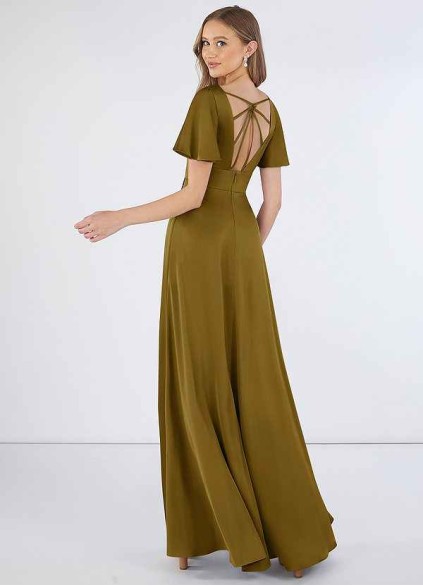 Pawzc Lani Stretch Satin Dress Pawzc Lani Stretch Satin Dress