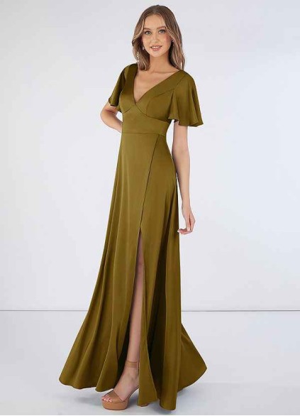 Pawzc Lani Stretch Satin Dress Pawzc Lani Stretch Satin Dress