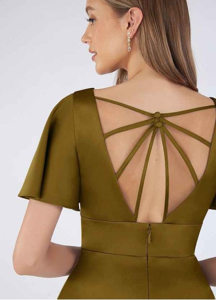 Pawzc Lani Stretch Satin Dress Pawzc Lani Stretch Satin Dress