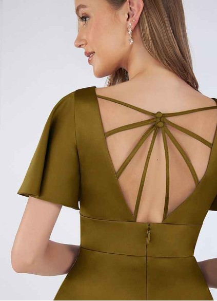 Pawzc Lani Stretch Satin Dress Pawzc Lani Stretch Satin Dress