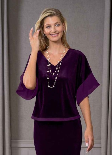 Pawzc Fianna Velvet Blouse
 ( Final Sale )