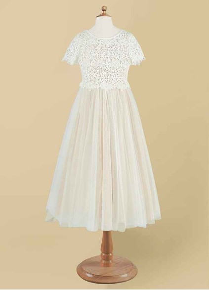Pawzc Petal Flower Girl Dress