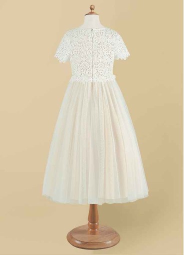 Pawzc Petal Flower Girl Dress