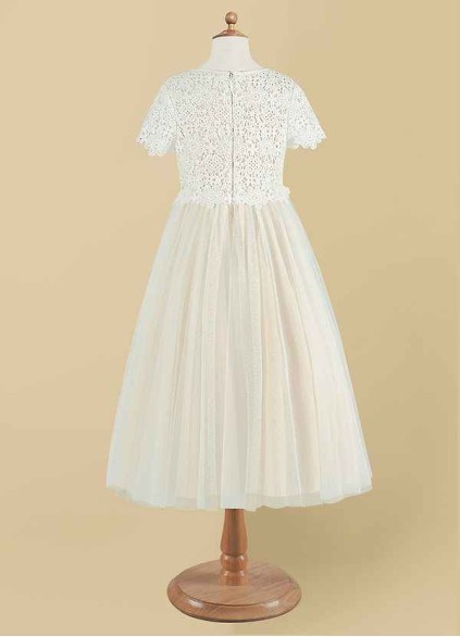 Pawzc Petal Flower Girl Dress