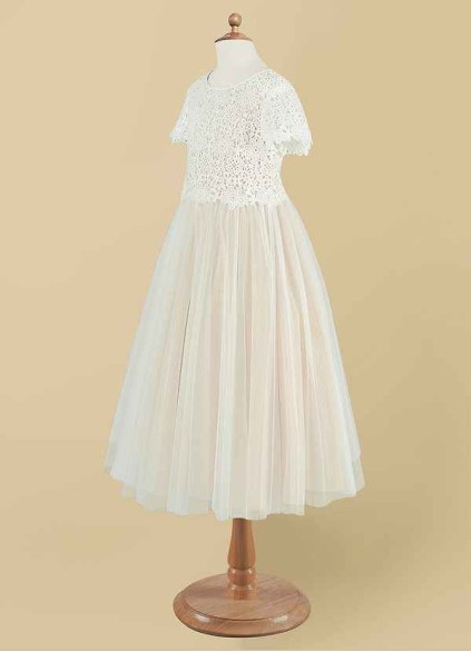 Pawzc Petal Flower Girl Dress